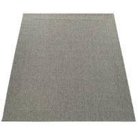 FLACHWEBTEPPICH, mit Bordüre, Grau, 120 x 170 cm - Grau, Textil (170/120cm) - KADIMA DESIGN