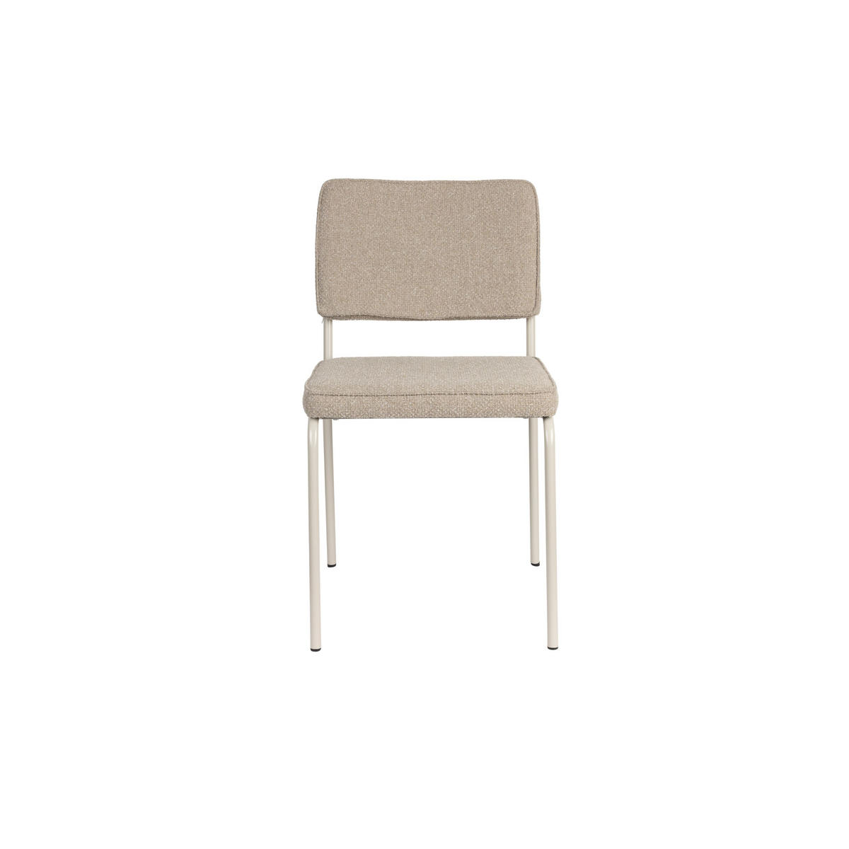 ESSZIMMERSTUHL Buddy Beige - 2 er Set - Beige, Textil (48/85/57cm) - Zuiver