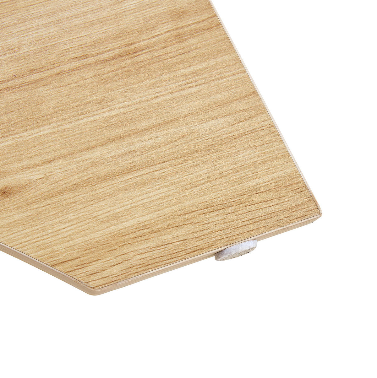 COUCHTISCH 104.9/60 cm Transparent/Holz aus MDF und Sicherheitsglas mit Ablage - Transparent, Glas (104.9/60/35.6cm) - OKMYHOME