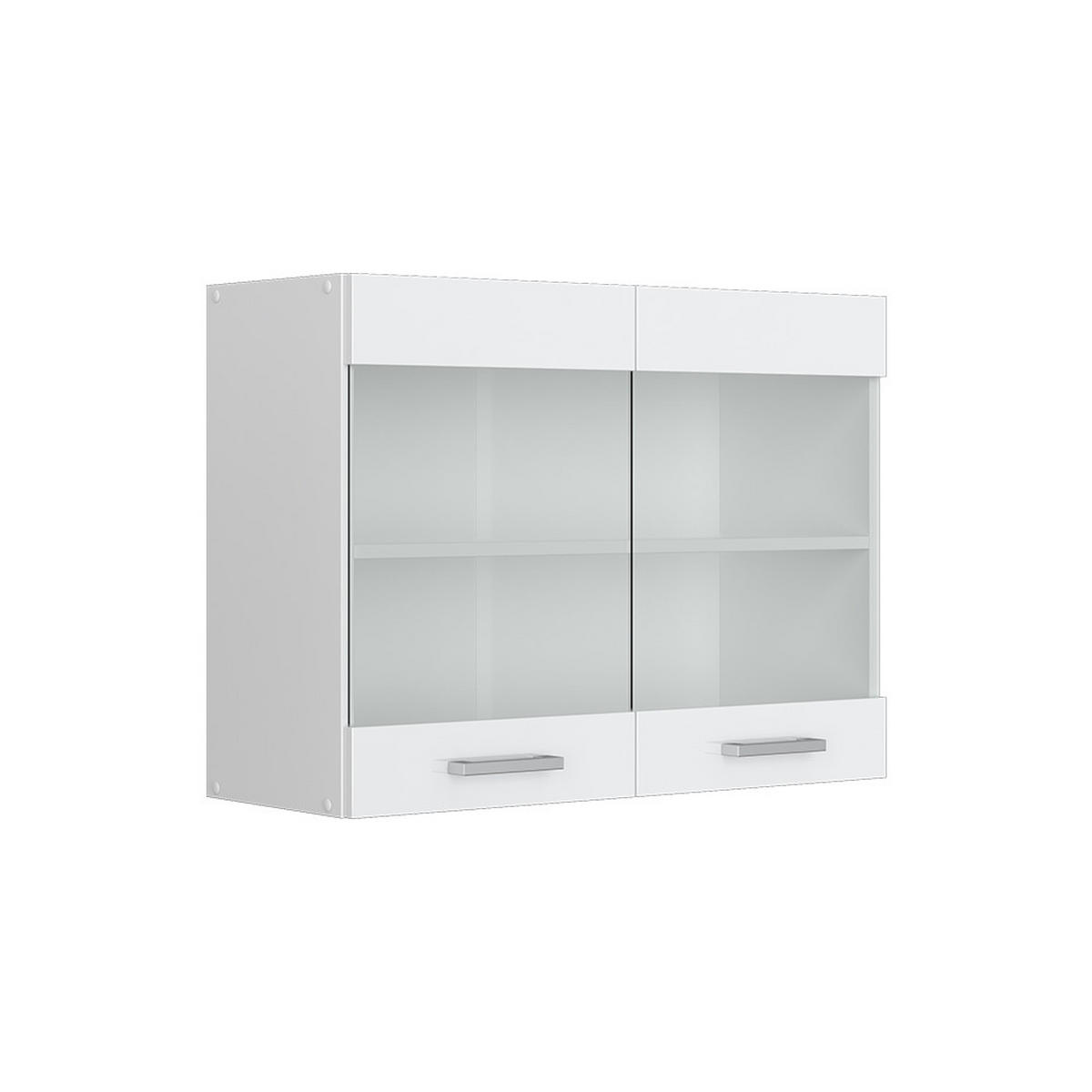 KUCHYŇSKÁ DVÍŘKA R-Line Bílá vysoký lesk - vysoce lesklá bílá, kompozitní dřevo (79.2/59/1.6cm) - Vicco