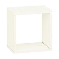 WANDREGAL – 30 cm – Drop – Weiß - Weiß, Holzwerkstoff (30/30/20cm) - hi-markt