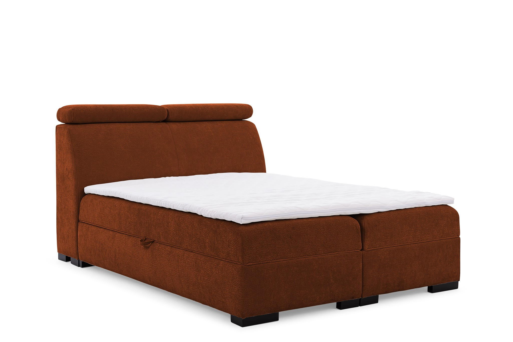 Fun Möbel Boxbett Rotbraun 160x200 cm