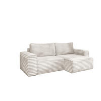 ECKSOFA Schlafsofa Madlen - Weiß, Holzwerkstoff/Textil (248/140cm) - Fun Möbel