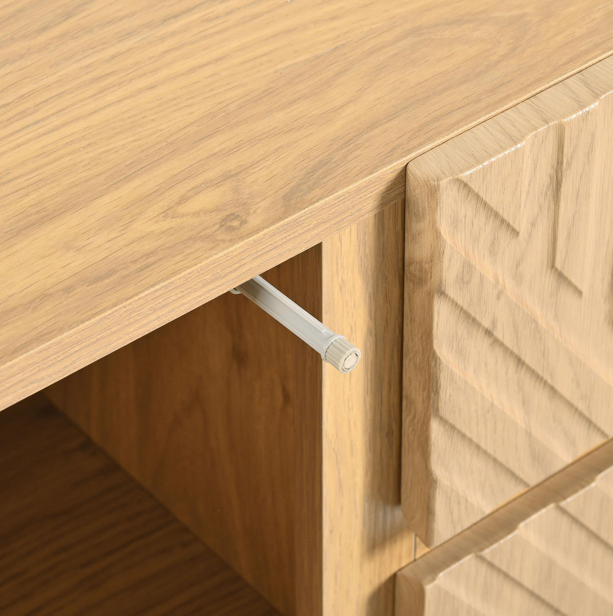 SIDEBOARD 140/40/75 cm Naturfarben aus Spanplatte mit höhenverstellbaren Einlegeböden - Naturfarben, Holzwerkstoff (40/75/150cm) - OKMYHOME