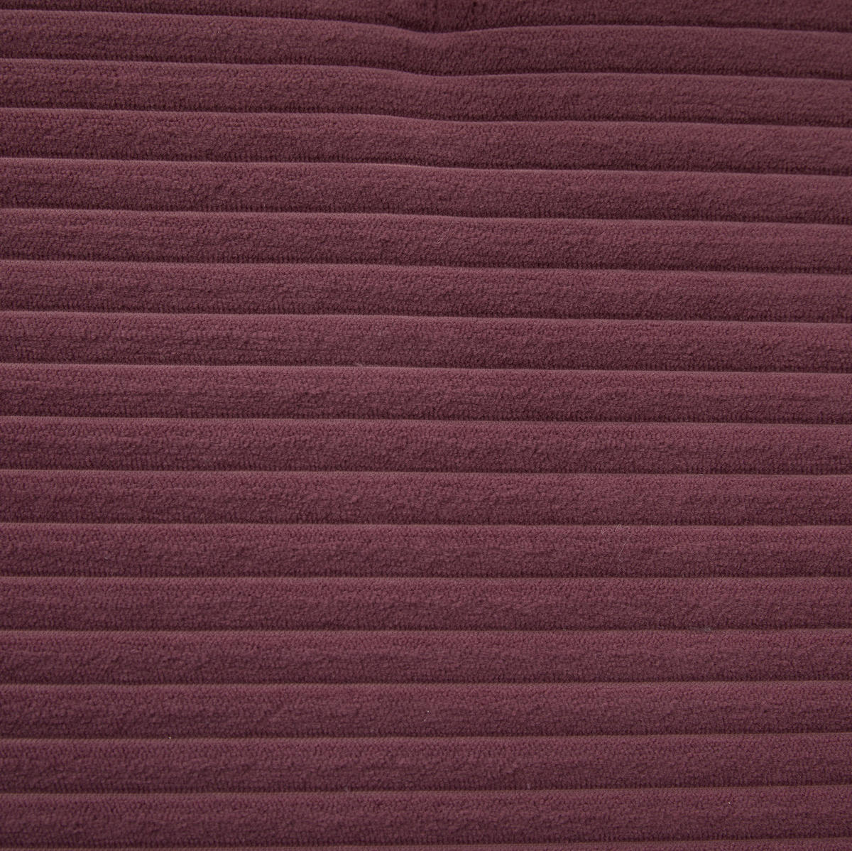 SOFA modular mit Seitentaschen 162 x 78 x 66 cm Cord Weinrot - Rot, Kunststoff (78/66/162cm) - Meubliv