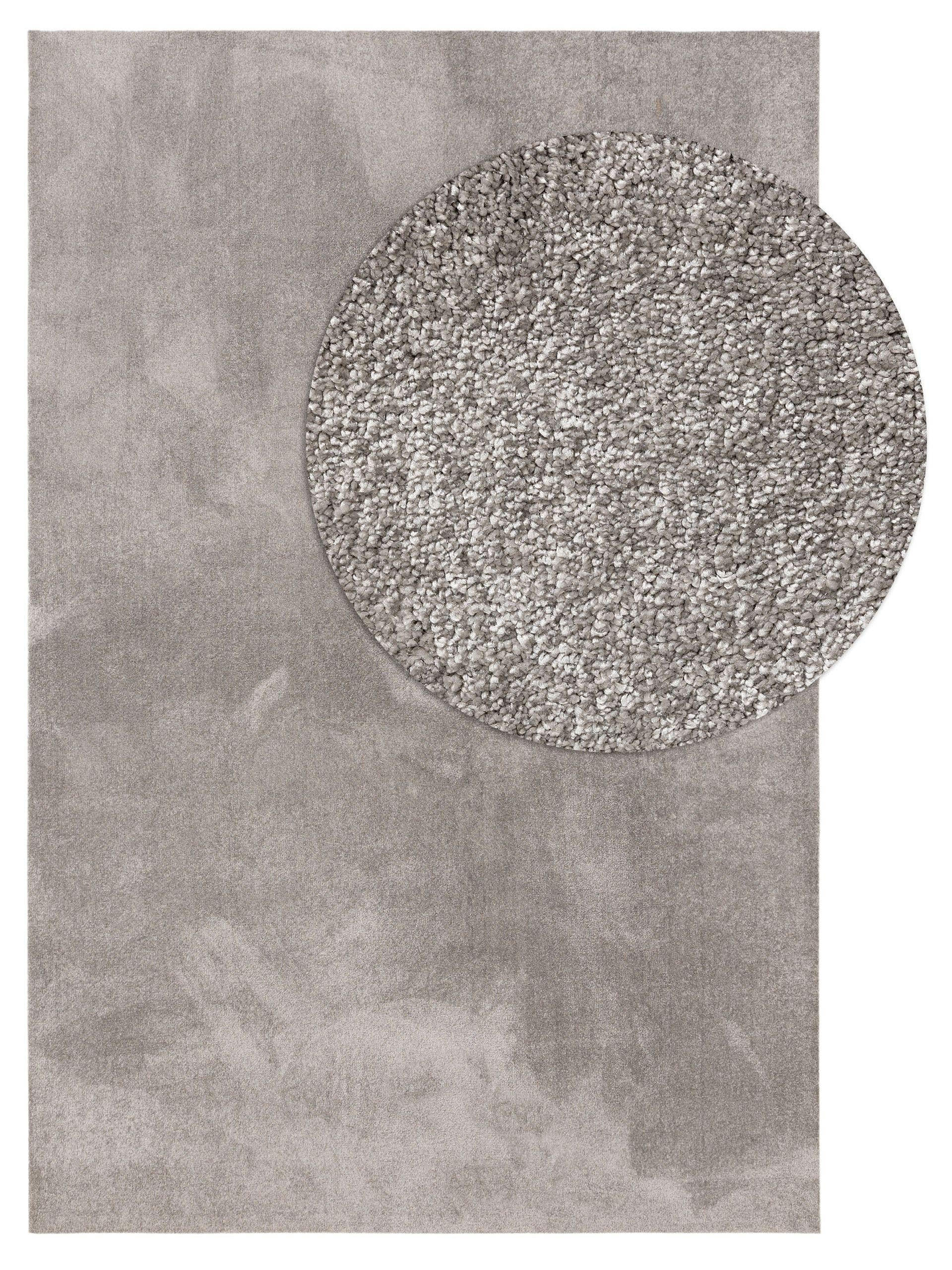 TEPPICH Nina waschbar 200/300 cm - Grau, Kunststoff (200/300cm) - benuta Nest