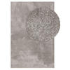 TEPPICH Nina waschbar 200/300 cm - Grau, Kunststoff (200/300cm) - benuta Nest