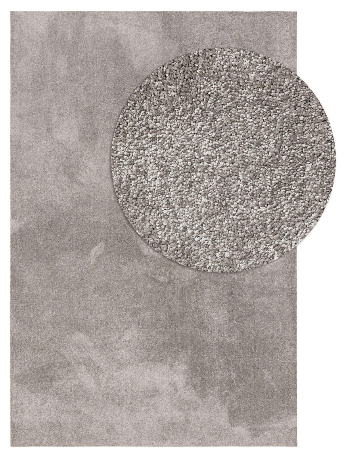 TEPPICH Nina waschbar 300/400 cm - Grau, Kunststoff (300/400cm) - benuta Nest