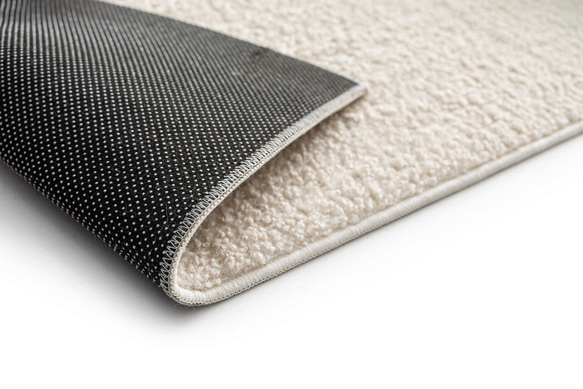TEPPICH, Zeitgenössischer im Lammfell-Look weiß - Weiß, Textil (160/230cm) - AFK Living