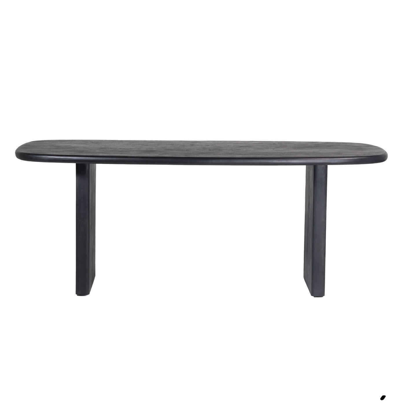 ESSTISCH oval aus Mangoholz 200cm, schwarz - Schwarz, Holz (200/100/77cm) - Giga Meubel