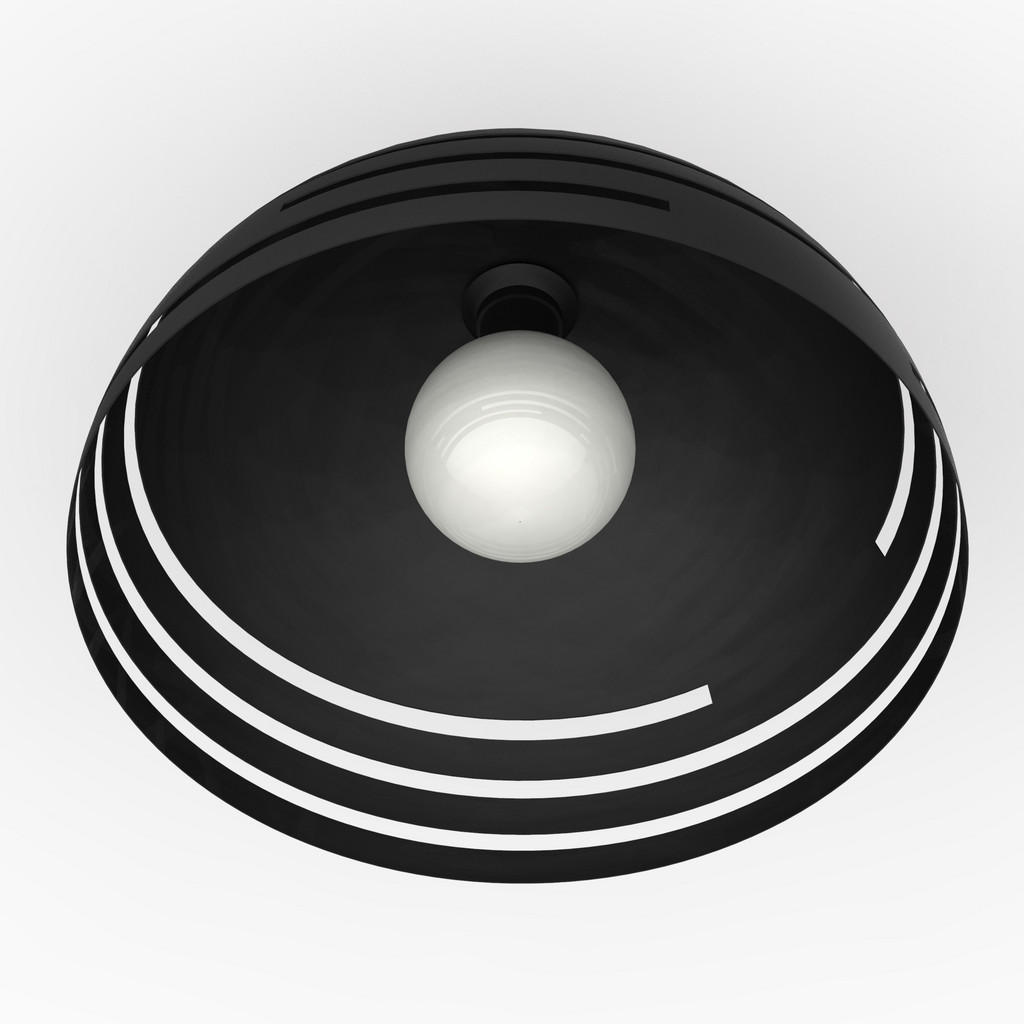 Thumbnail - Lumicom Deckenleuchte, Rot, Metall, Rund,Rund, 60x30x60 cm, Lampen & Leuchten, Innenbeleuchtung, Deckenleuchten