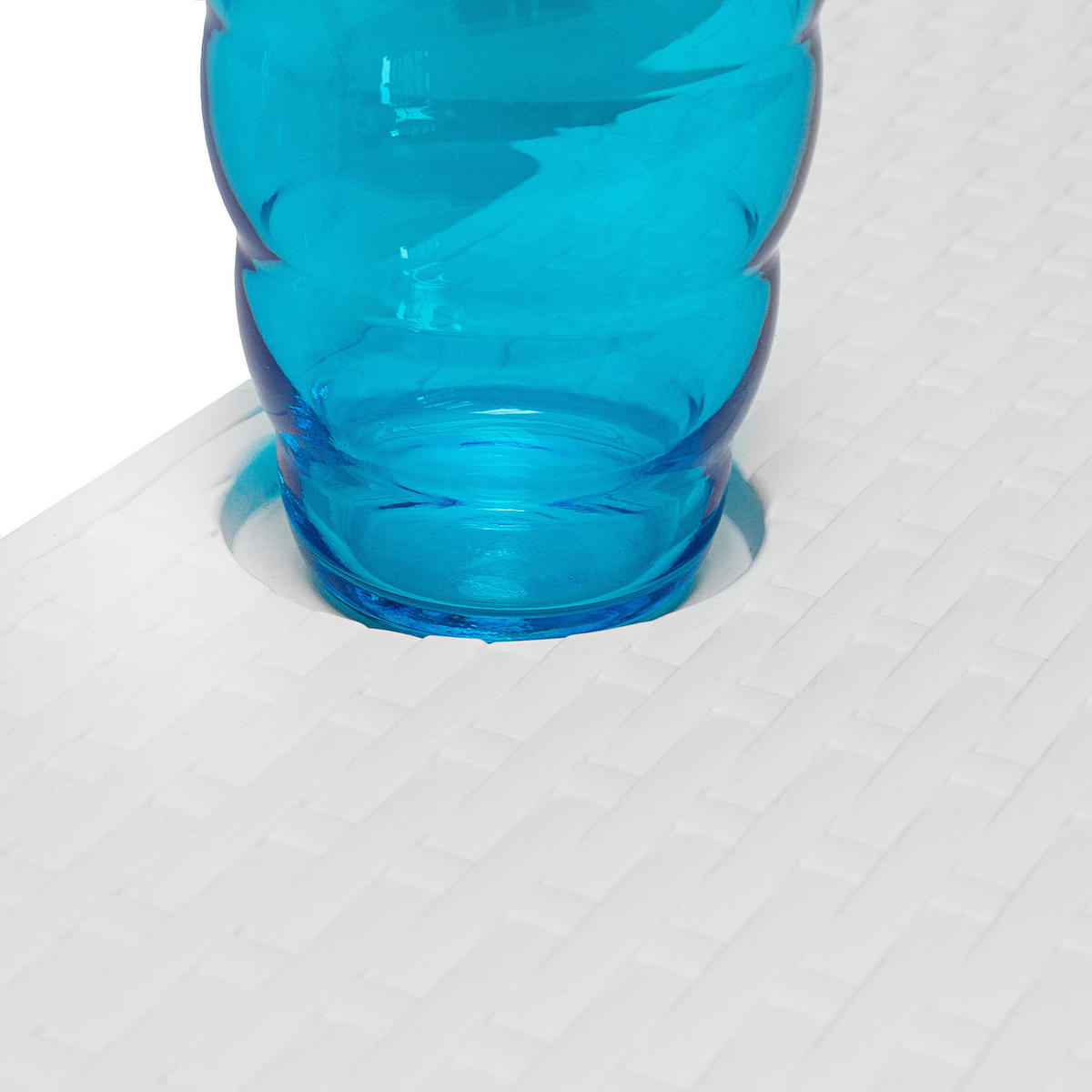 BALKONHÄNGETISCH - Weiß, Kunststoff/Metall (63/60/84cm) - Relaxdays