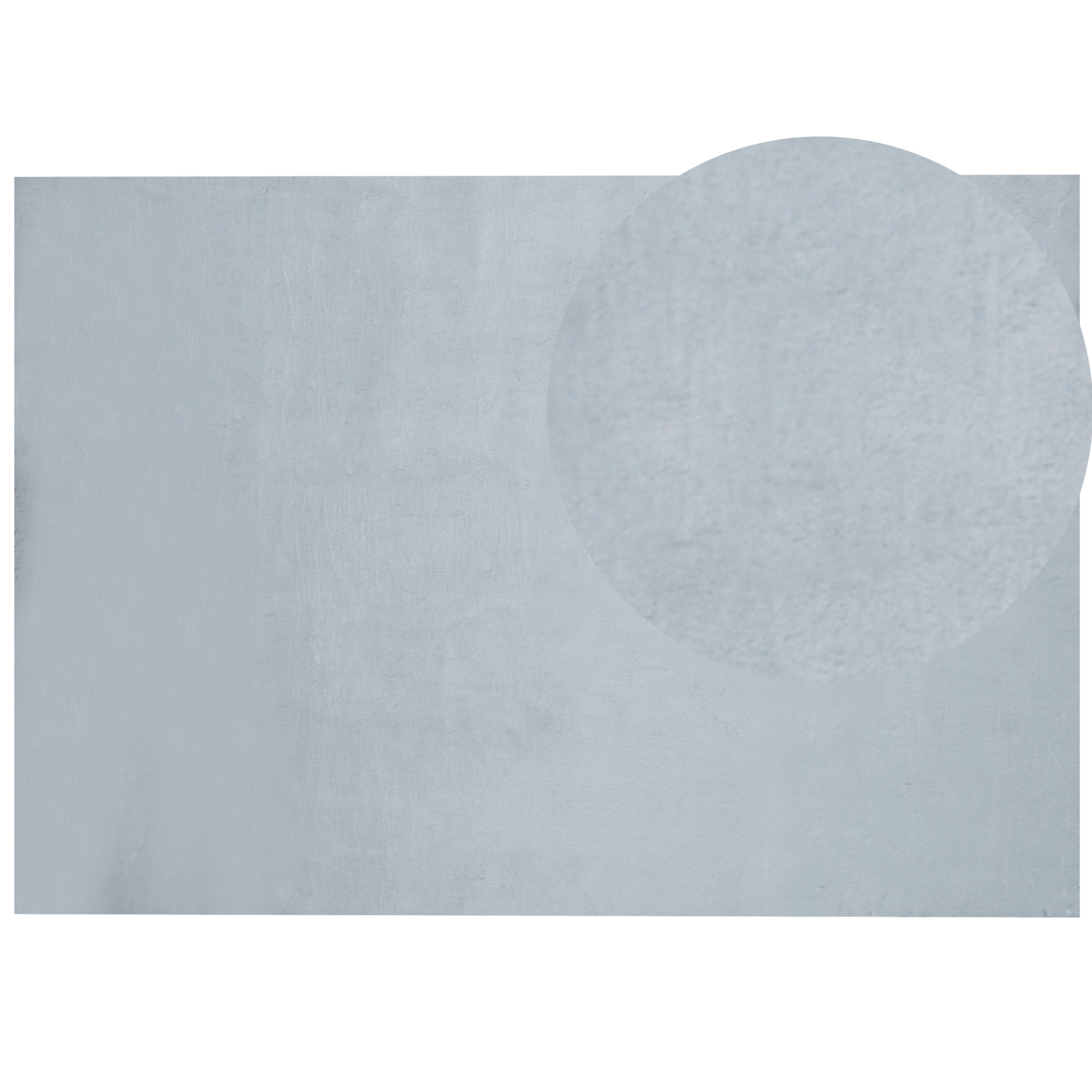 SHAGGY-KUNSTFELLTEPPICH Mirpur 230/160 cm - Grau, Kunststoff (160/230cm) - Beliani