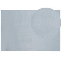 SHAGGY-KUNSTFELLTEPPICH Mirpur 230/160 cm - Grau, Kunststoff (160/230cm) - Beliani