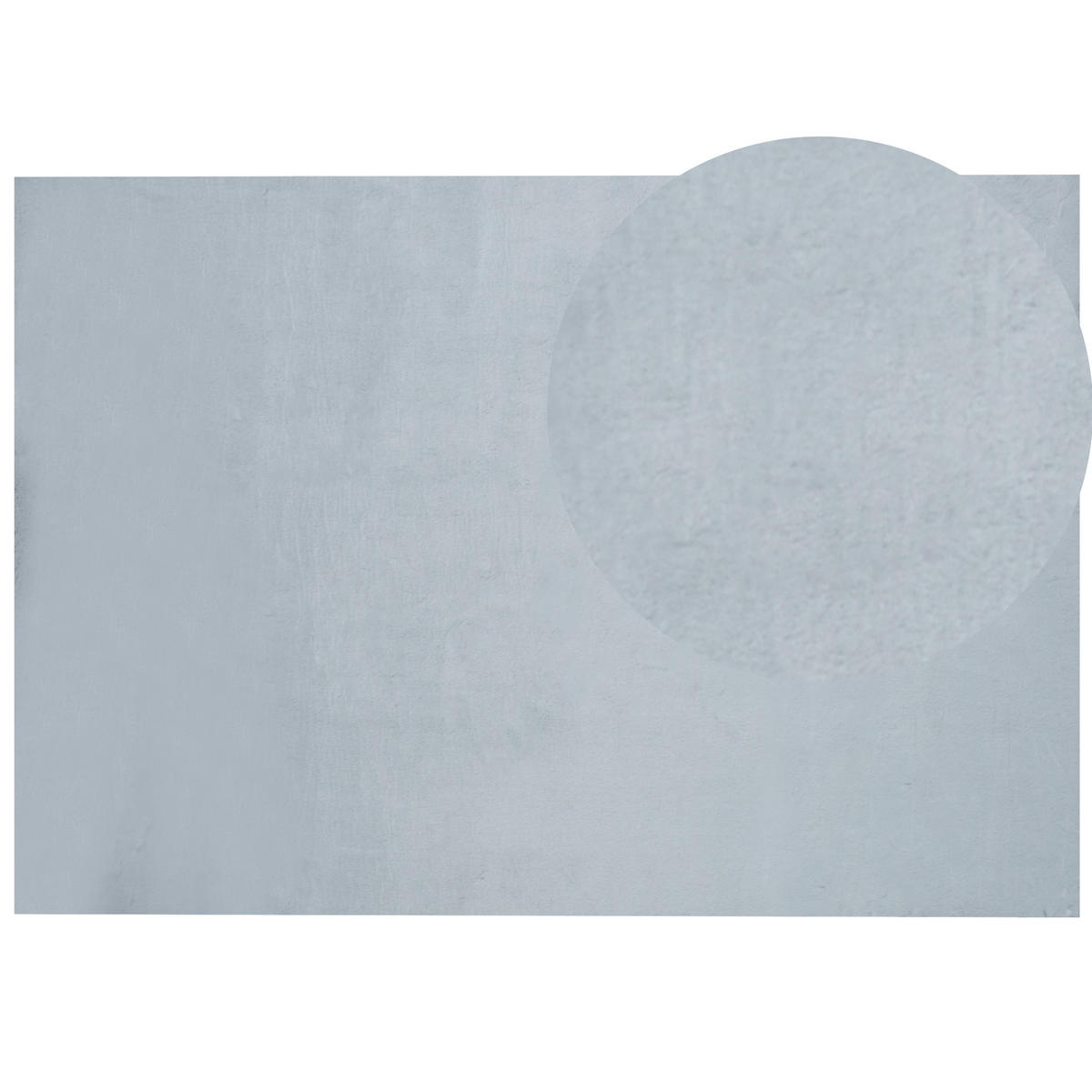 SHAGGY-KUNSTFELLTEPPICH Mirpur 230/160 cm - Grau, Kunststoff (160/230cm) - Beliani