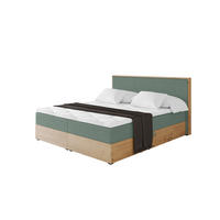 BOXBETT LOLLI9 - 140x200 - H3 Grün - Grün, Holzwerkstoff (140/200cm) - ALTDECOR