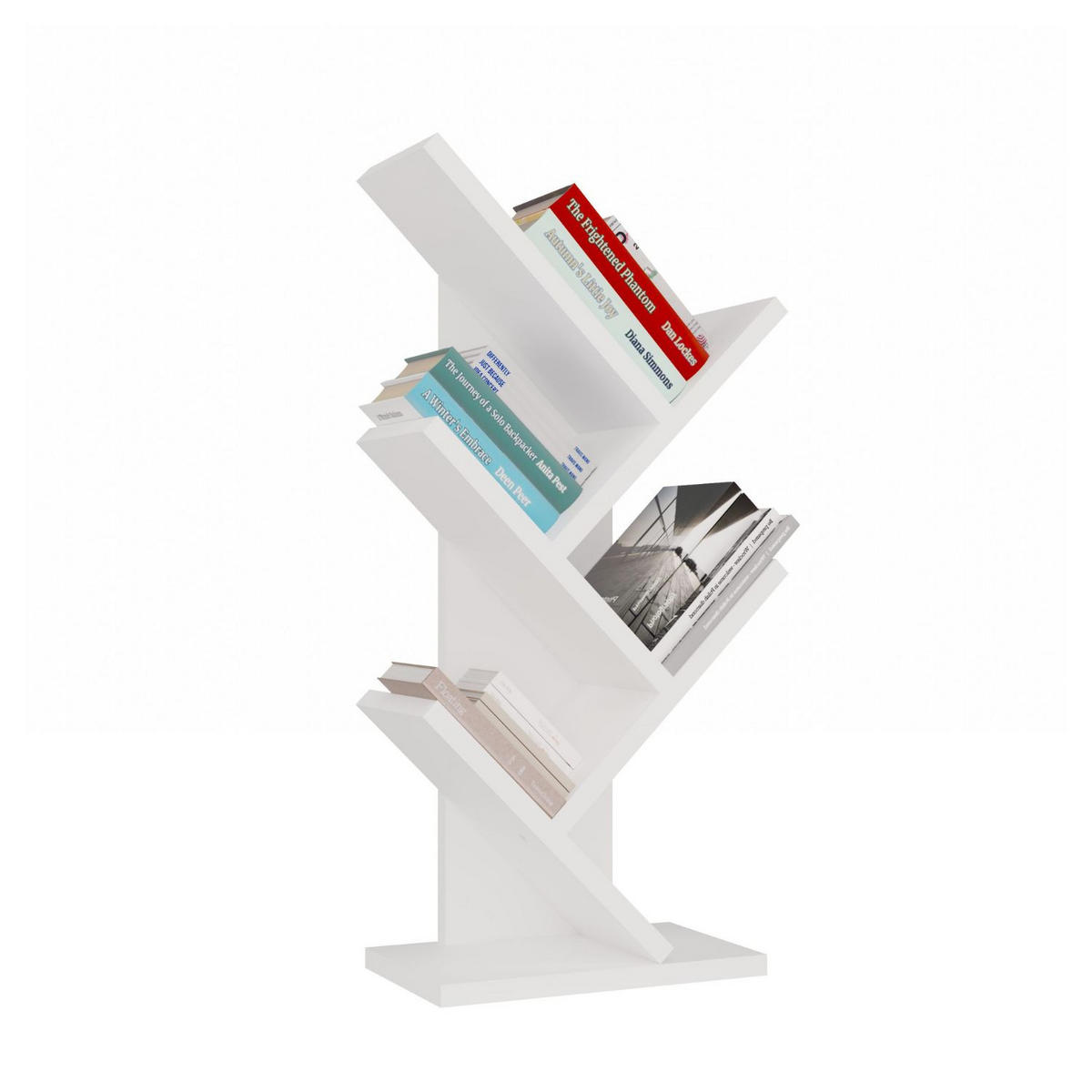 BÜCHERREGAL Bruno - Weiß, Holzwerkstoff (26.5/61/15.5cm) - kommodly