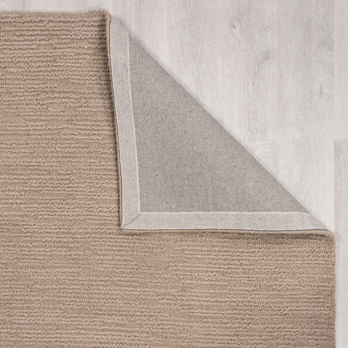 WOLLTEPPICH Boucle, Unifarben, Strapazierfähig, natürlich & pflegeleicht Natur Rechteckig 200x290 - Beige, Textil (290/200cm) - KADIMA DESIGN