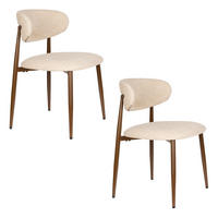 ESSZIMMERSTUHL Noor Beige - 2 er Set - Beige, Kunststoff (51/77.5/53cm) - Housecraft Living
