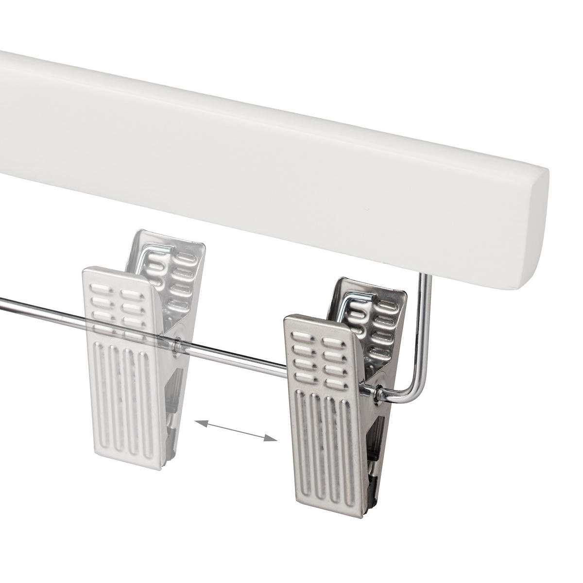 12XHOSENBÜGEL - Multicolor, Holz/Metall (35.5/16/2.5cm) - Relaxdays