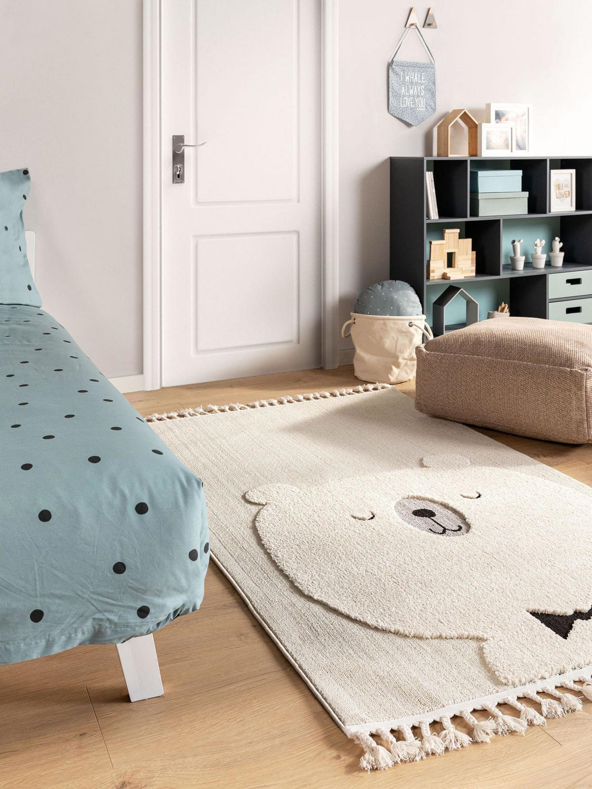 KINDERTEPPICH Momo Cream 90x130 cm - Beige, Textil (90/1cm) - KUNSTLOFT