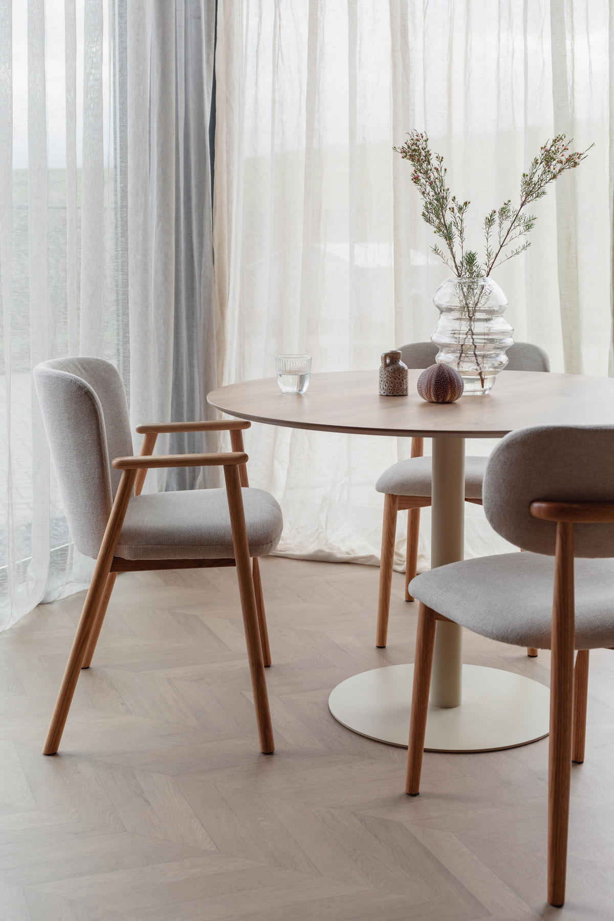 ESSTISCH Steven - Beige - 110/110/74 cm - Beige, Holz (110/110/74cm) - Novel