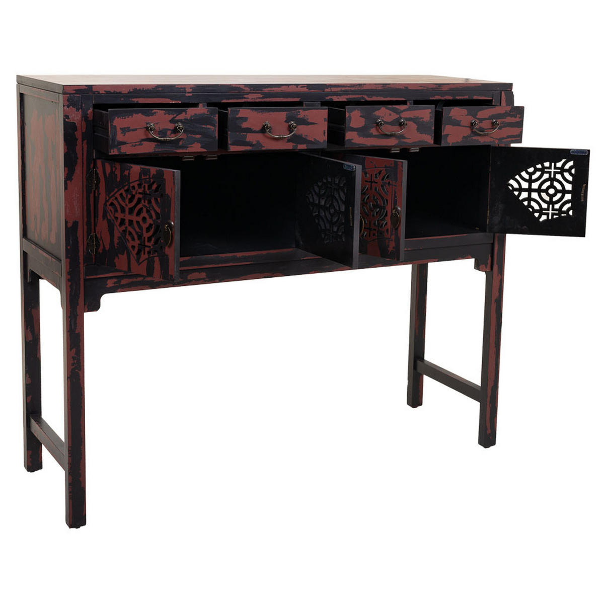 ANRICHTE 120x40x102 cm - Multicolor, Holz (120/102/40cm) - Wanderlust