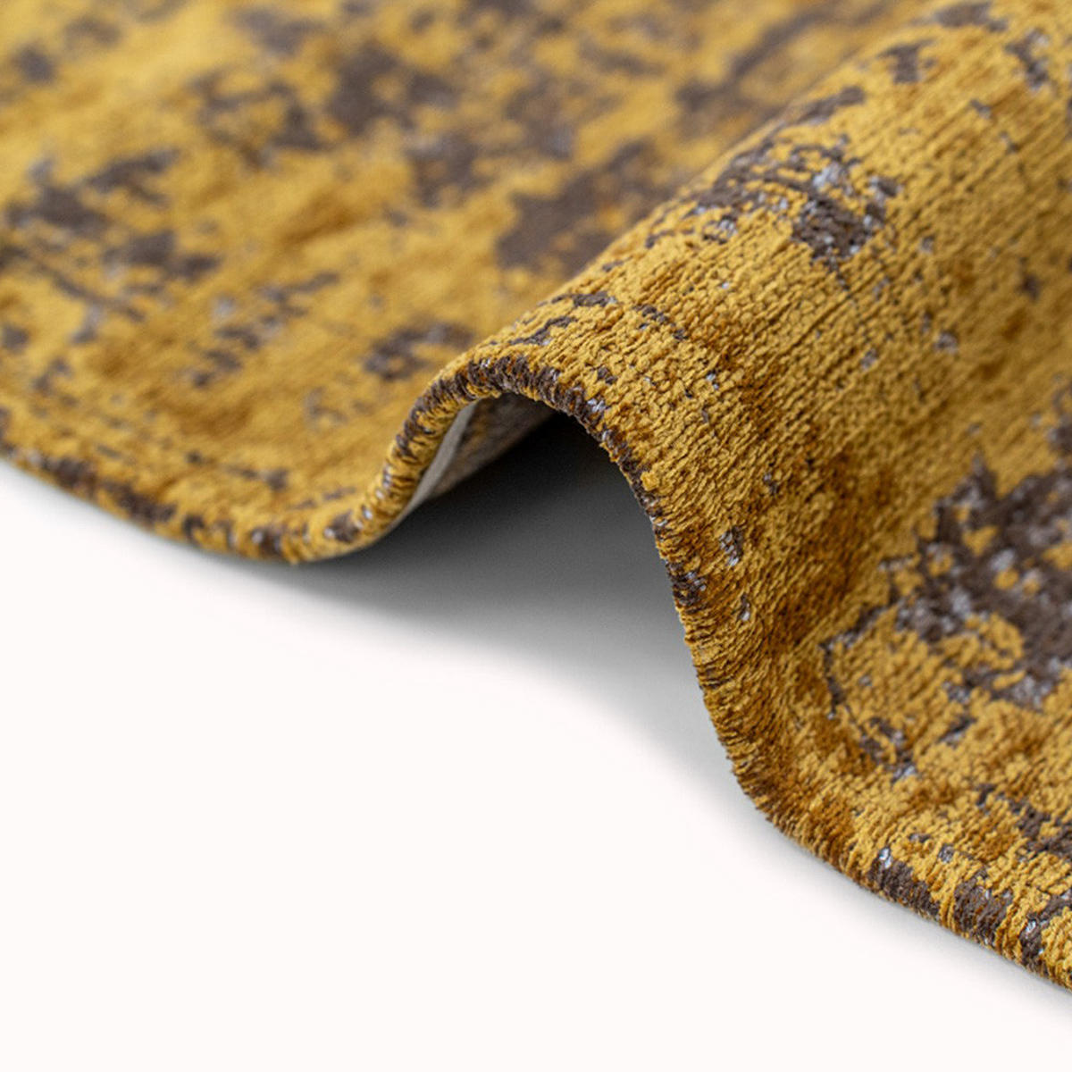 TEPPICH Liberty Gold Mad Men Griff 200/280 cm - Gelb, Textil (200/280cm) - Louis De Poortere