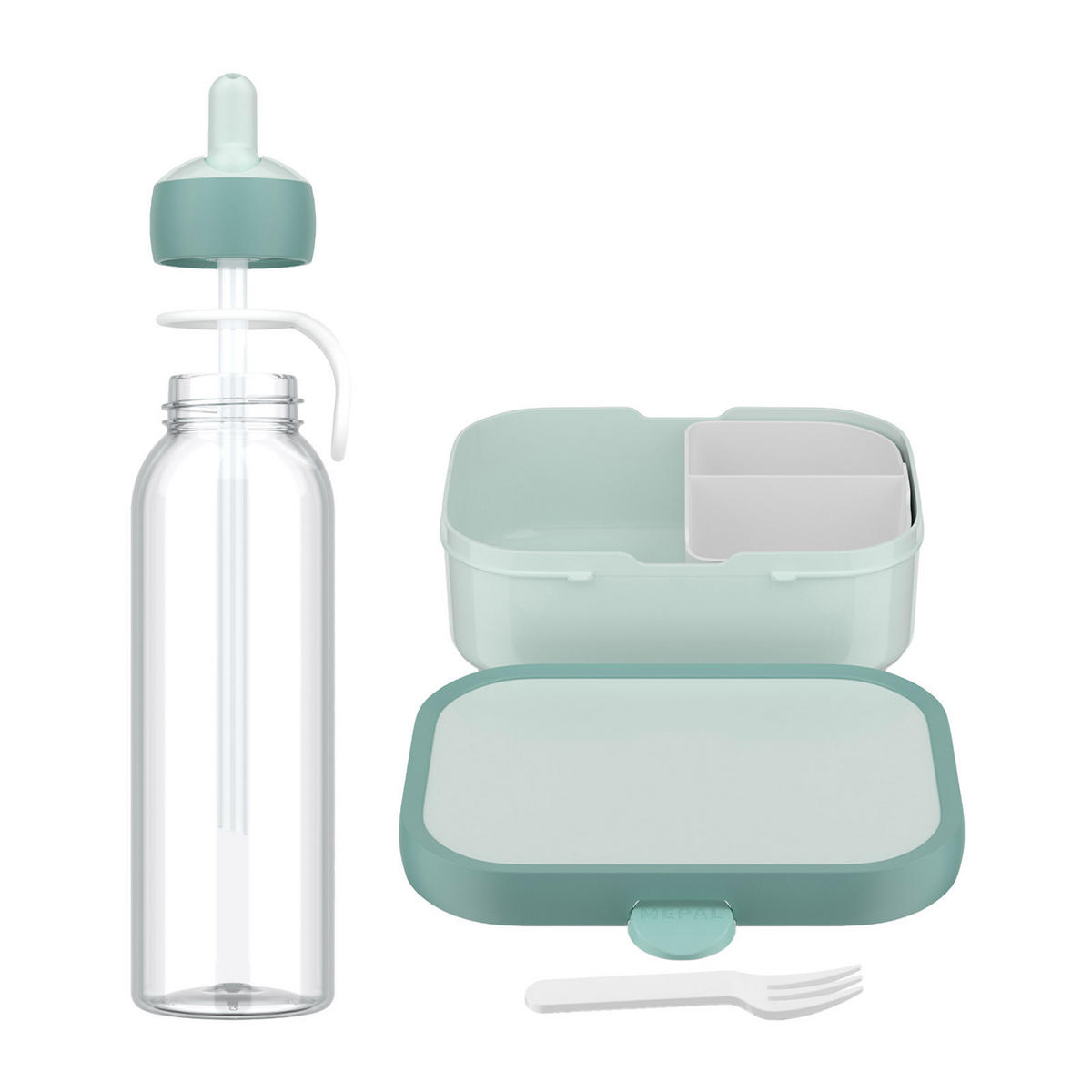 LUNCHSET Campus Cool Mint 2er Set - Mintgrün, Kunststoff (1/1/1cm) - Mepal