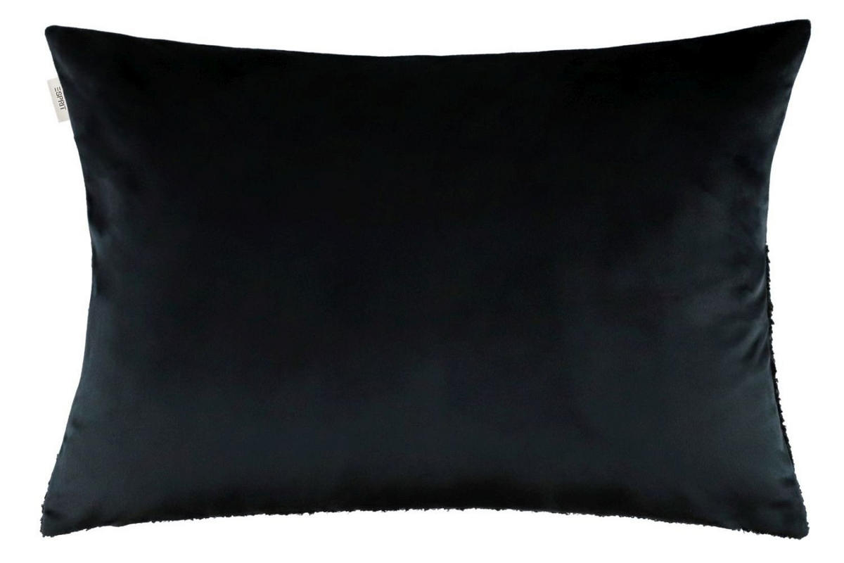 KISSENHÜLLE Paddy black 38x58cm - Schwarz, Textil (58/38cm) - Esprit