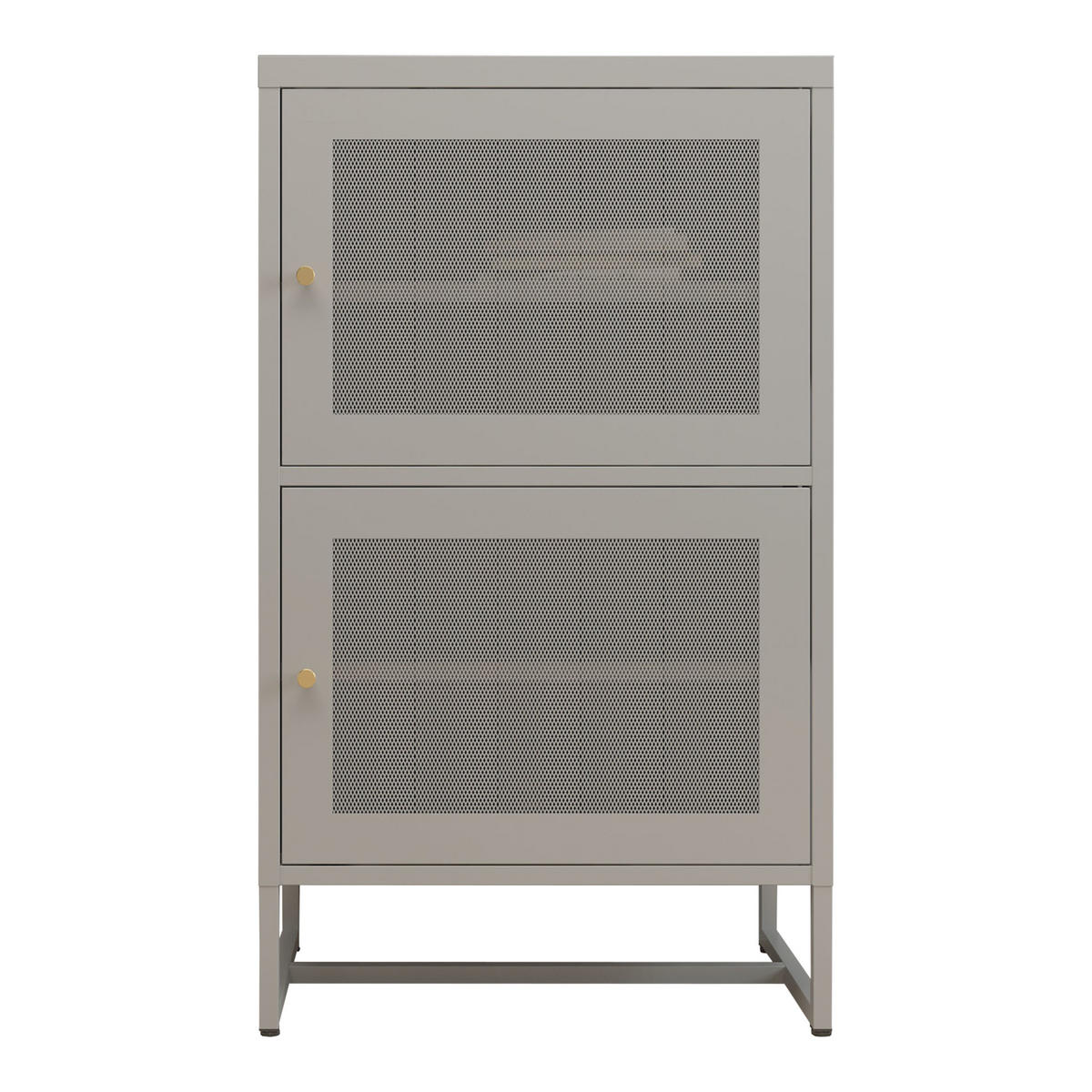 BÜROSCHRANK Sund - Grau, Metall (60/101.5/40cm) - [en.casa]