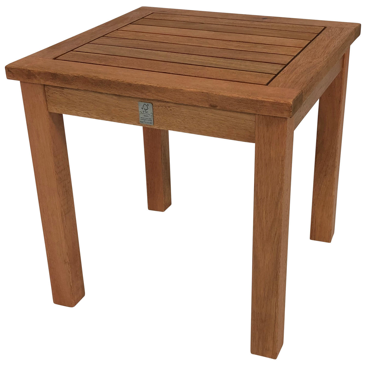 BEISTELLTISCH Norwich - Gartentisch aus Eukalyptusholz Oberfläche geölt. 40x40x40cm - Braun, Holz (40/40/40cm) - TPFGarden