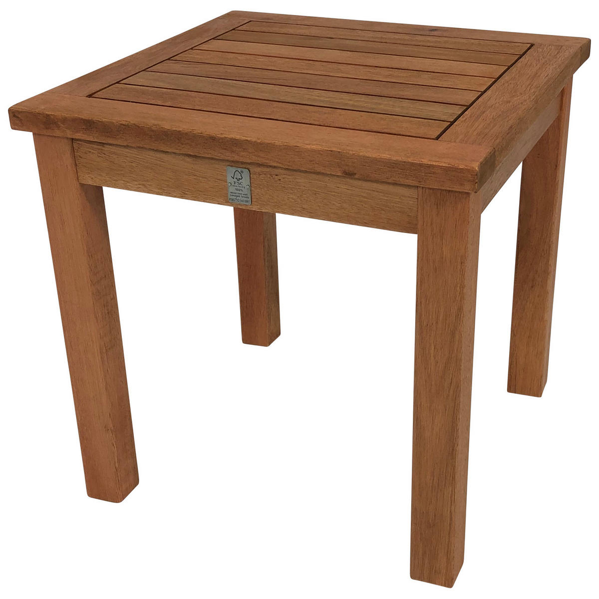 BEISTELLTISCH Norwich - Gartentisch aus Eukalyptusholz Oberfläche geölt. 40x40x40cm - Braun, Holz (40/40/40cm) - TPFGarden