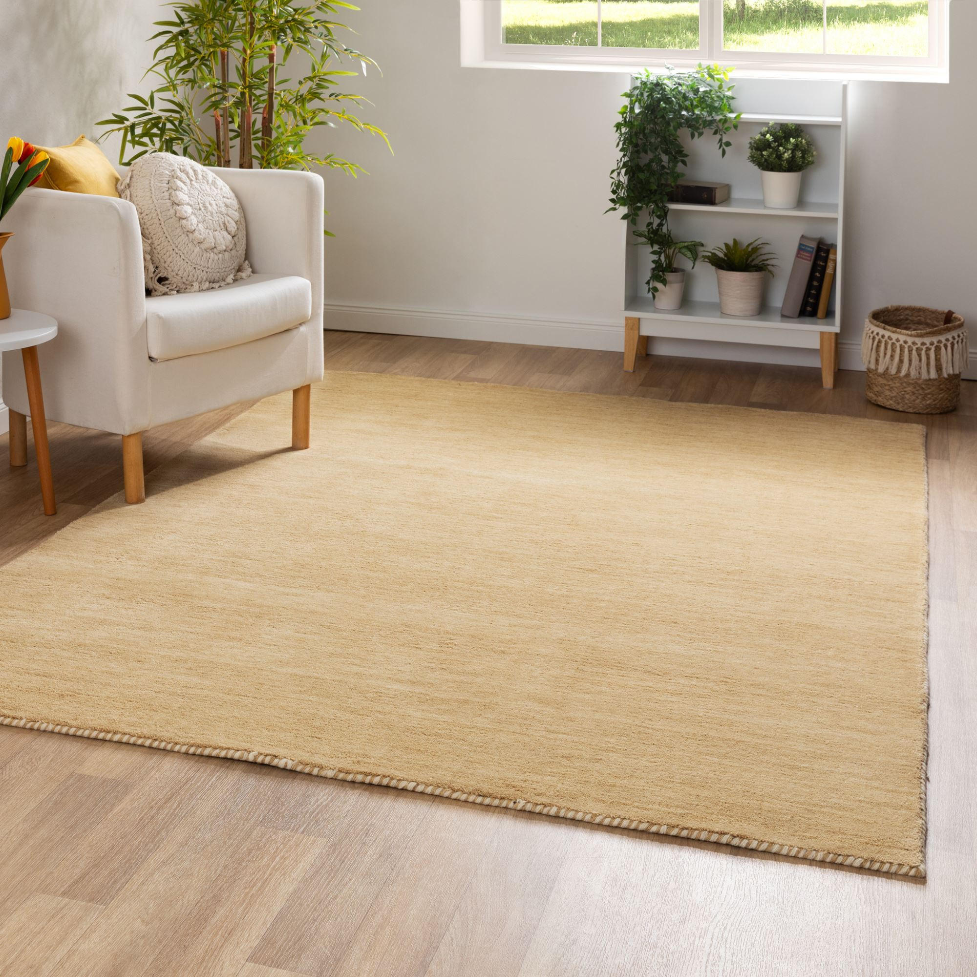 WOLLTEPPICH 240/340 cm Nomade - Sandfarben, Naturmaterialien/Naturmaterialen (240/340cm) - Steffensmeier