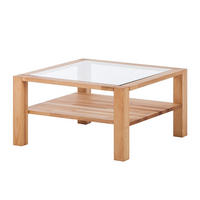 COUCHTISCH - Kernbuche massiv - geölt - Kernbuche, Holz (70/70/38cm) - home24