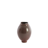 VAZE Lorea Braun 17/17/23.5 cm - Braun, Keramik (23.5cm) - Light & Living