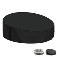 ABDECKHAUBE Sonneninsel 180/90/50 cm Wasserdicht 420D Oxford - Schwarz, Kunststoff (1/1/1cm)