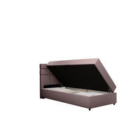 BOXBETT Reve 100 x 200 cm mit Bettkasten und Lattenrost ohne matratze - rosa - Rosa, Holz (100/206cm) - Panda Möbel