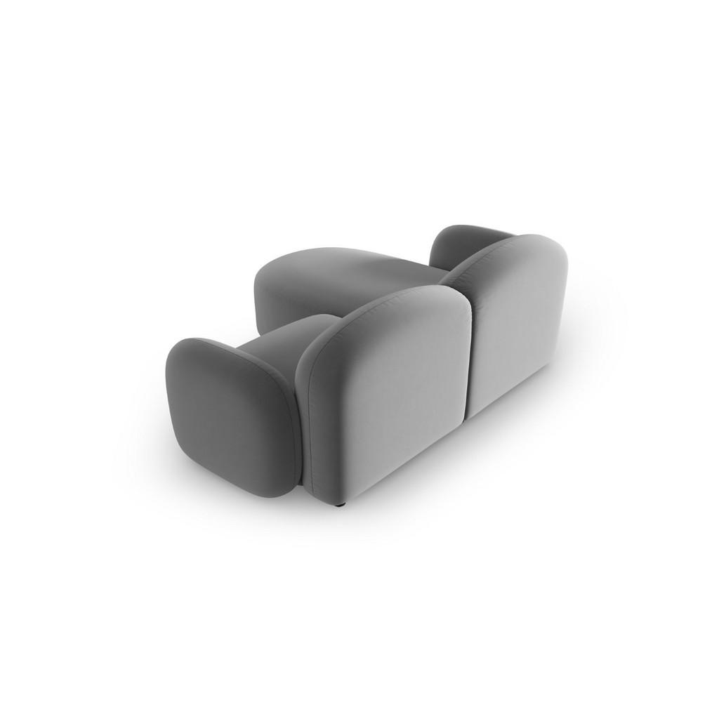 Thumbnail - Micadoni Ecksofa, Hellgrau, Textil, 3-Sitzer, L-Form, 194x155 cm, Hergestellt in Europa, Wohnzimmer, Sofas & Couches, Wo...