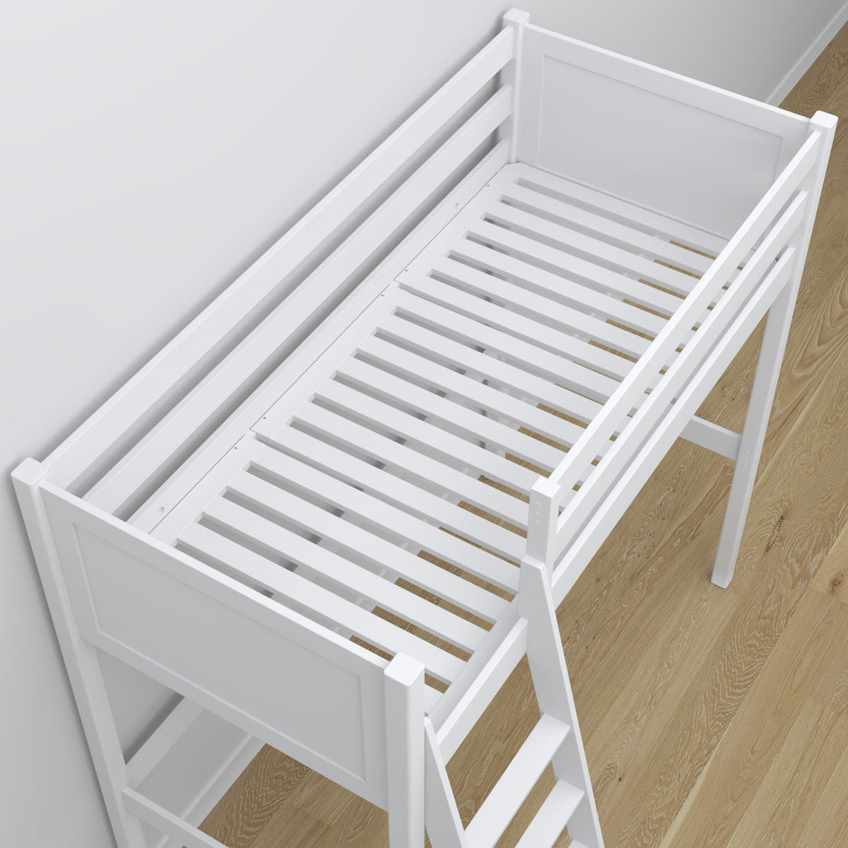 HOCHBETT N04 Weiß 100/200 - Weiß, Naturmaterialien/Holz (100/200cm) - N-Wood