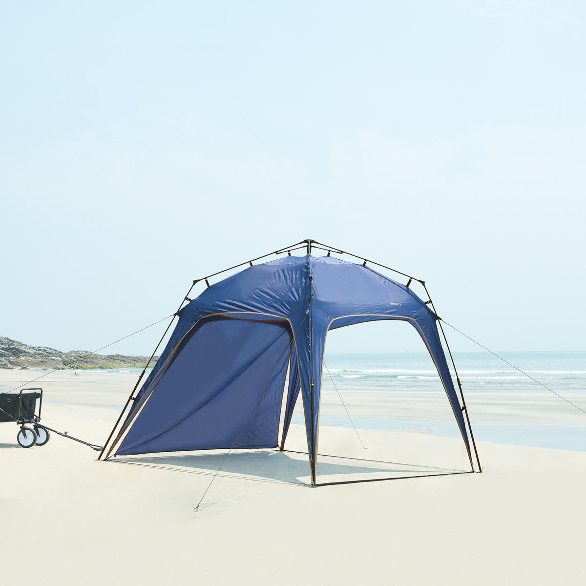 LED-PAVILLON Barendrecht - Blau, Textil (250/190/250cm) - pro.tec