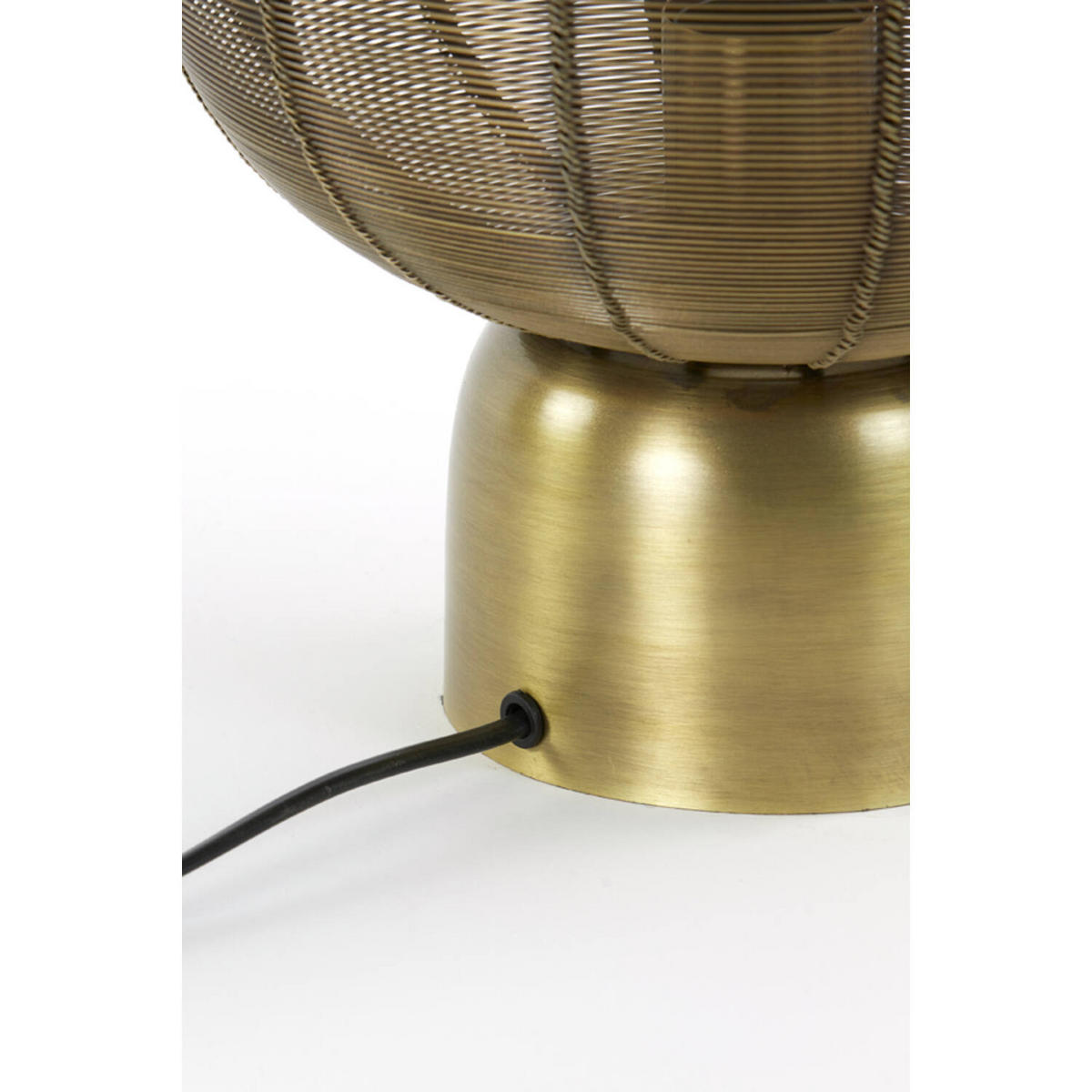 TISCHLAMPE Suneko Bronze Ø25/34 cm - Bronzefarben, Metall (25/25/34cm) - Light & Living