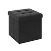 SITZBANK MAPUTO - Schwarz, Holzwerkstoff (38/38/38cm) - Hansiro