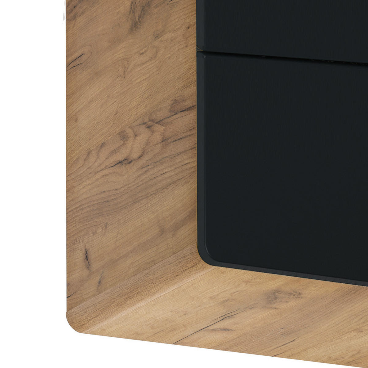 WASCHBECKENSCHRANK New-luton - Grau, Holzwerkstoff (80/59/46cm) - Lomado