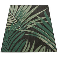 OUTDOORTEPPICH 160/160 cm Ostende 552 - Schwarz, Textil (160/160cm) - Paco Home