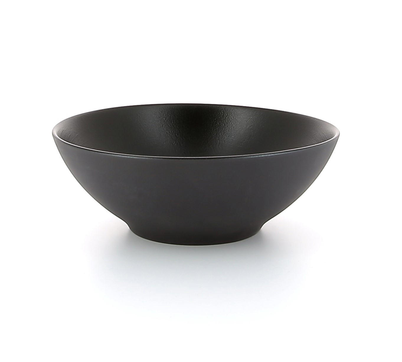SUPPENSCHÜSSEL / COUPTELLER EQUINOXE 15CM gusseiserne optik - Schwarz, Keramik (15cm) - Revol Porcelaine France