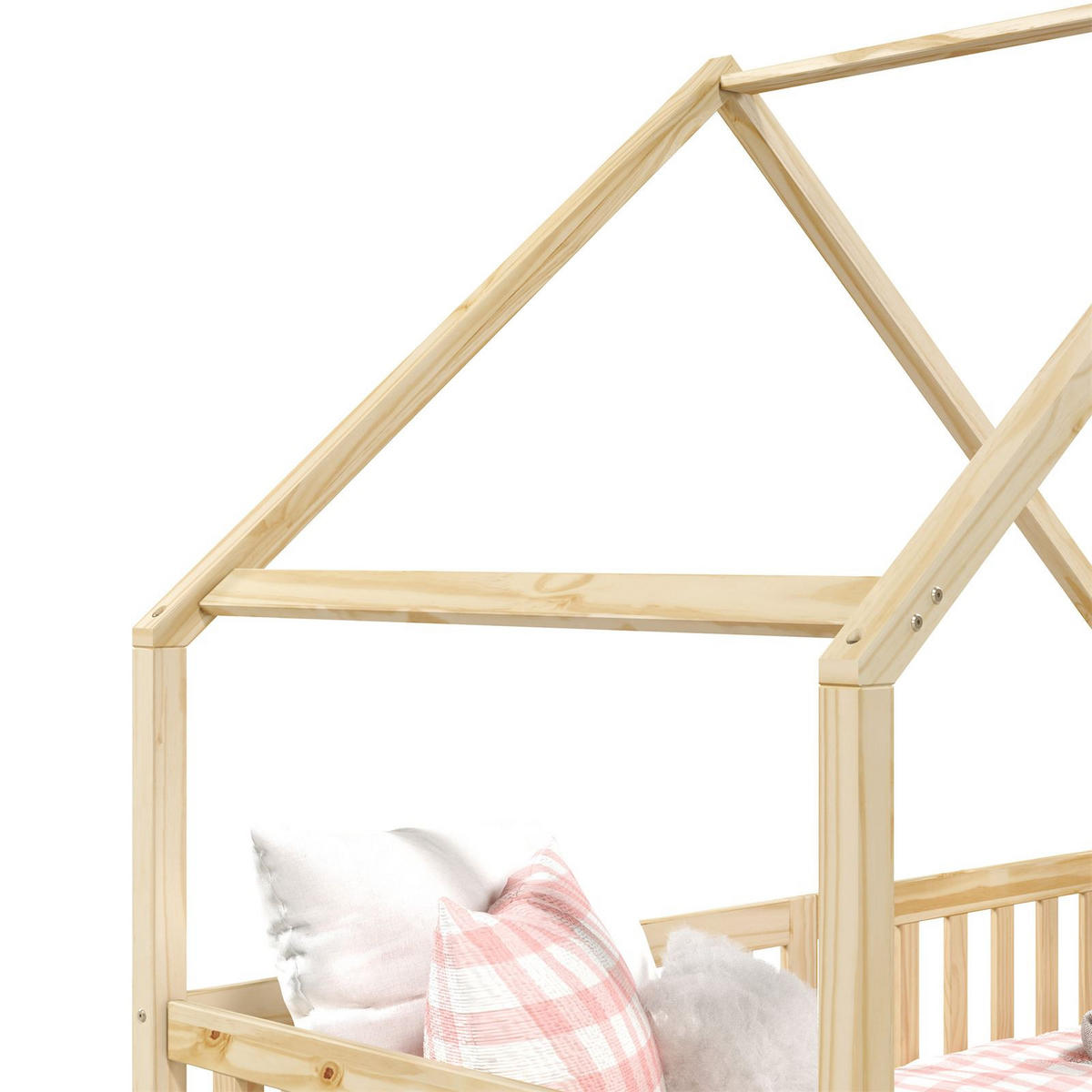 HAUSBETT ALVA 90X200 CM - Naturfarben, Holz (96/168/206cm) - IDIMEX