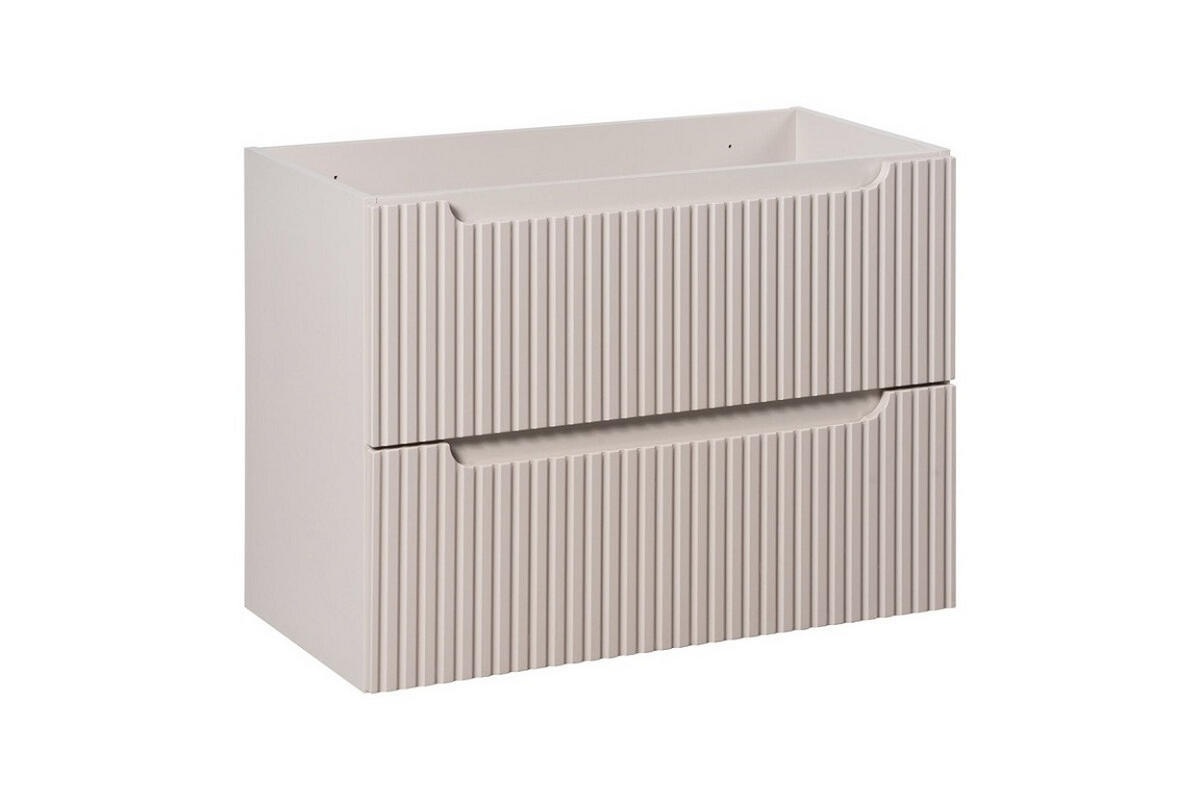 WASCHBECKENUNTERSCHRANK Kaschmir B 80 cm x H 57 cm x T 39 cm - Kaschmir/Weiß, Holz (80/57/40cm)