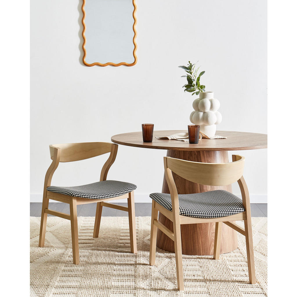 Thumbnail - Beliani Esszimmerstuhl, Braun, Schwarz, Weiß, Holzwerkstoff, 51x72x46 cm, Esszimmer, Stühle, Esszimmerstühle, Vierfußstü...