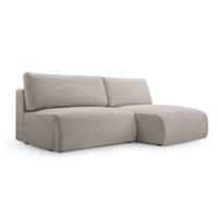 ECKSOFA mit Schlaffunktion Greste, Beige - Beige, Textil (150/223cm) - Meblito